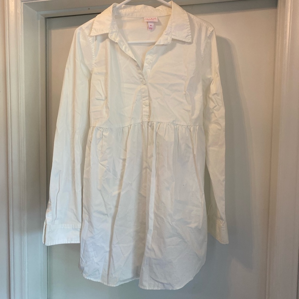 Isabel maternity white top